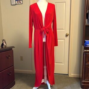 VENUS Bold Red Women's Long jacket